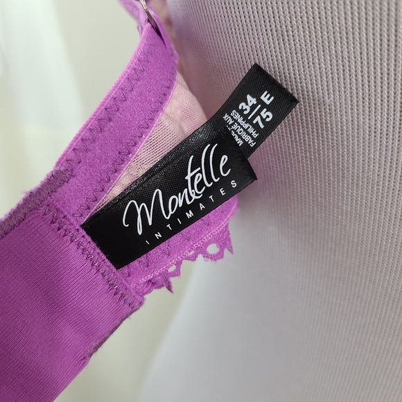 Montelle Romance a Paris Keyhole Balconnet Bra fuchsia purple NEW - Picture 5 of 7